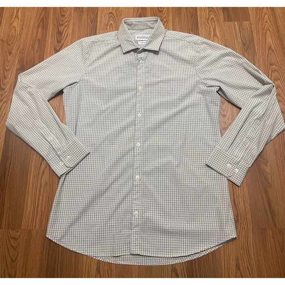 Mizzen+Main Other - Mizzen+Main Leeward Dress Shirt Mens Large Trim Fit Check Performance